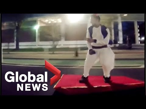 New Jersey man converts skateboard into impressive Aladdin Halloween costume