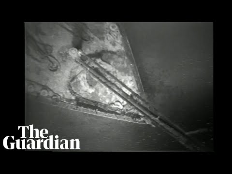 Rare footage of first sight of Titanic wreck released