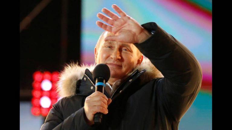 Επανεκλογή Πούτιν στη Ρωσία με ποσοστό 76,65%