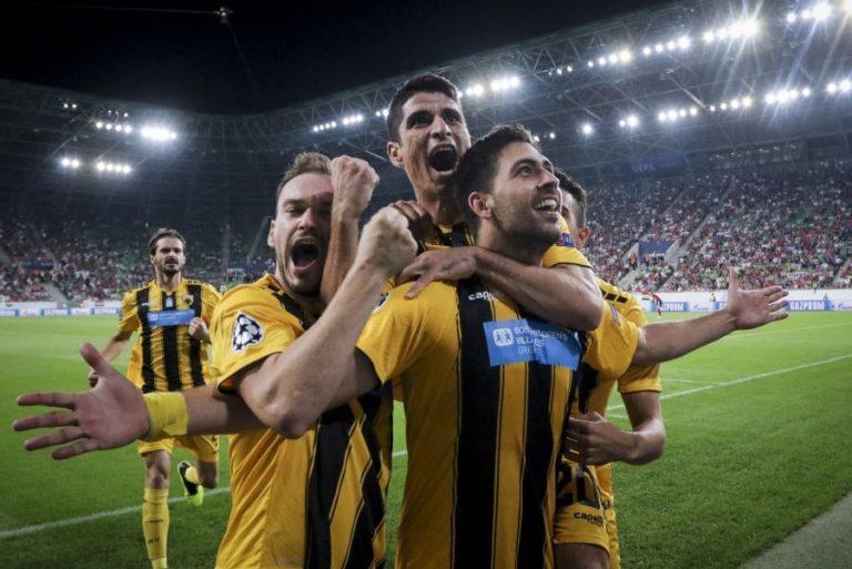 Champions League | ”Φουλάρει” για τους ομίλους η ΑΕΚ μετά τη νίκη (2-1) στην Ουγγαρία επί της Βίντι (video+photos)