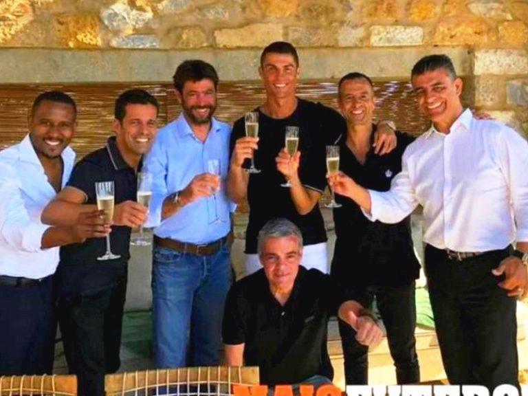 Cristiano Ronaldo | Σαμπάνιες στην Καλαμάτα με τον πρόεδρο της Juventus (photo)