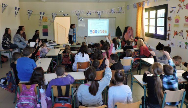 Εκπαιδευτικές παρουσιάσεις σε μαθητές δημοτικών σχολείων της Κέρκυρας για την Οδική Ασφάλεια