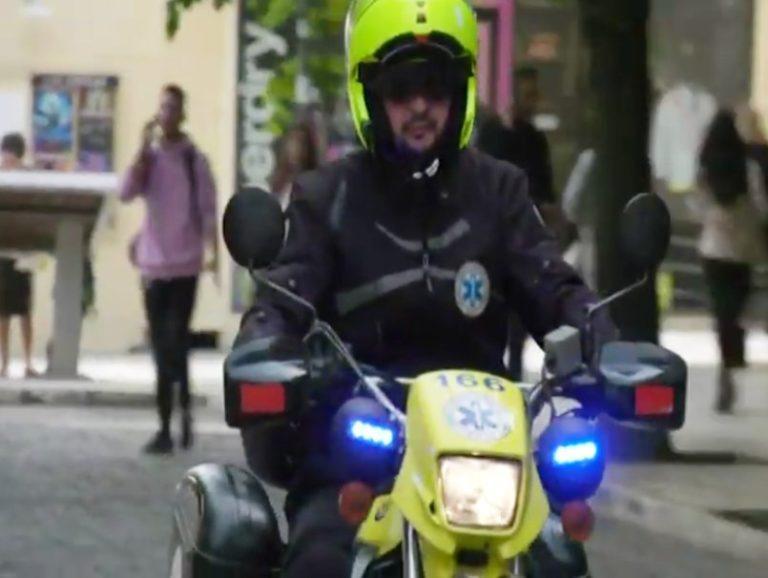 Κέρκυρα | Έφτασε η μοτοσυκλέτα ταχείας επέμβασης του ΕΚΑΒ (video)