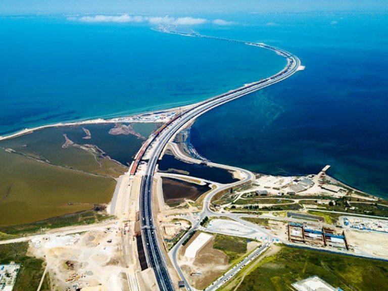 Timelapse video της εντυπωσιακής γέφυρας 19χλμ που ενώνει τη Ρωσία με την Κριμαία