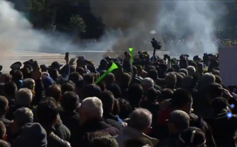Τίρανα: Συγκρούσεις διαδηλωτών με την αστυνομία