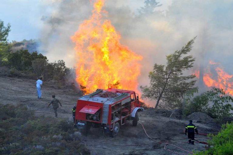 Κέρκυρα: Φωτιά στα Κρητικά Λευκίμμης