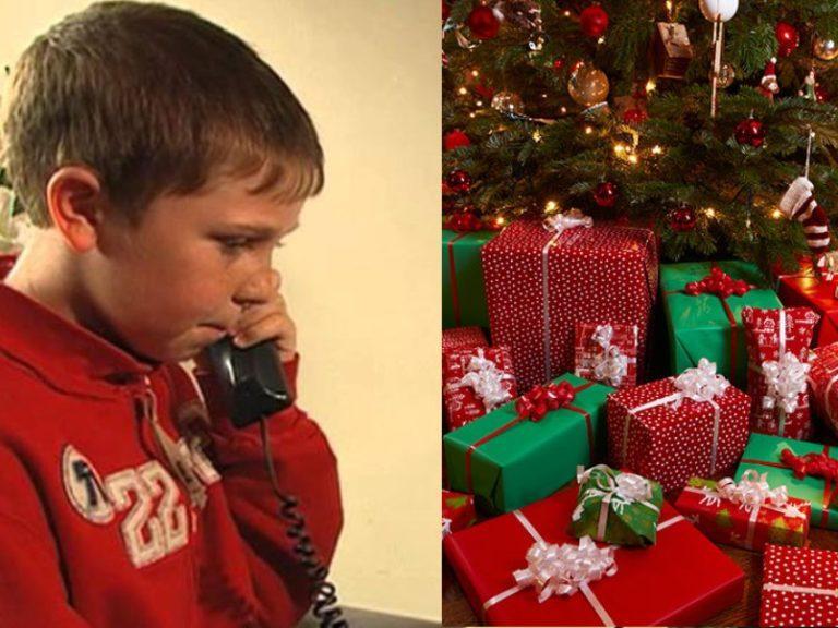 9χρονος πήρε τηλέφωνο την αστυνομία γιατί δεν του άρεσαν τα χριστουγεννιάτικα δώρα του
