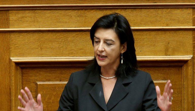 Ομιλία της κοινοβουλευτικής εκπροσώπου του ΣΥΡΙΖΑ Φωτεινής Βάκη