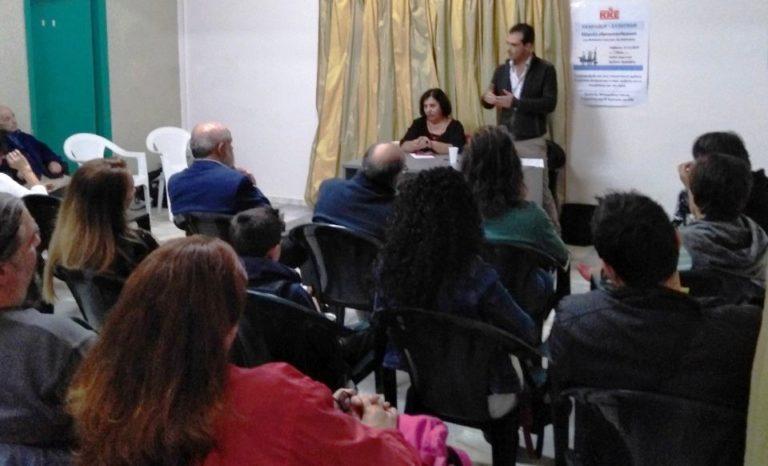 Αχαράβη | Εκδήλωση του ΚΚΕ με θέμα: Εξόρυξη υδρογονανθράκων στη θαλάσσια περιοχή της Κέρκυρας