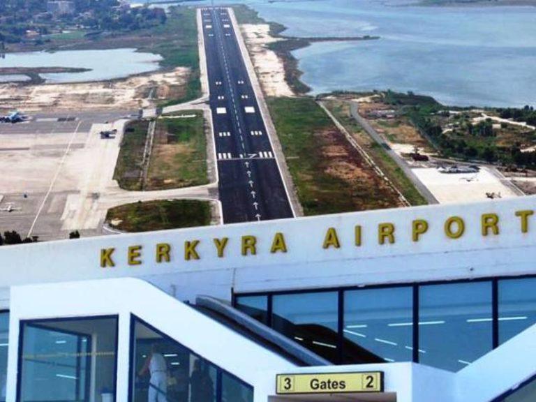 Fraport : 3,2  εκατ. επιβάτες στο αεροδρόμιο Κέρκυρας το 2019
