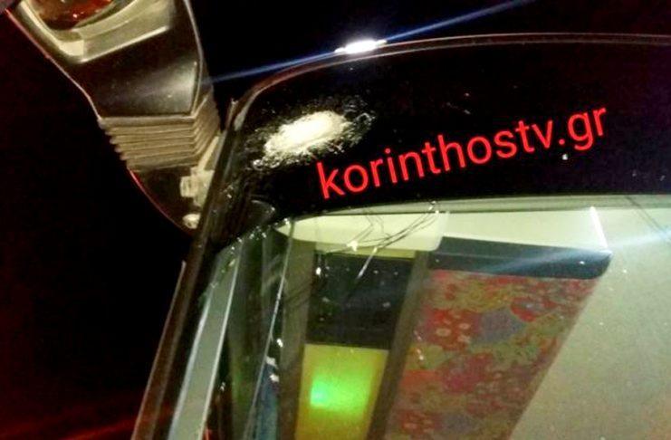 Τρόμος σε λεωφορείο των ΚΤΕΛ Αχαΐας – Δέχτηκε επίθεση με πέτρες