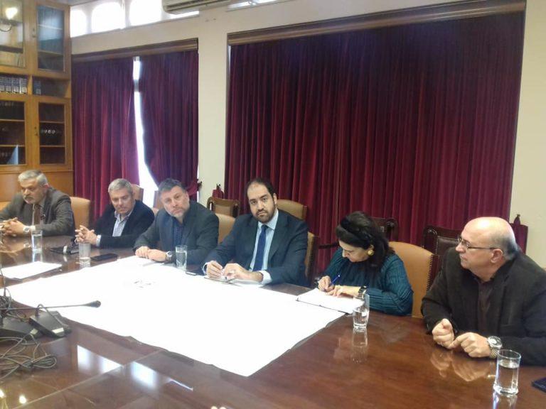 Συνάντηση Ρόδης Κράτσας Τσαγκαροπούλου με τον Υφυπουργού Μεταφορών & Υποδομών  Γ. Κεφαλογιάννη