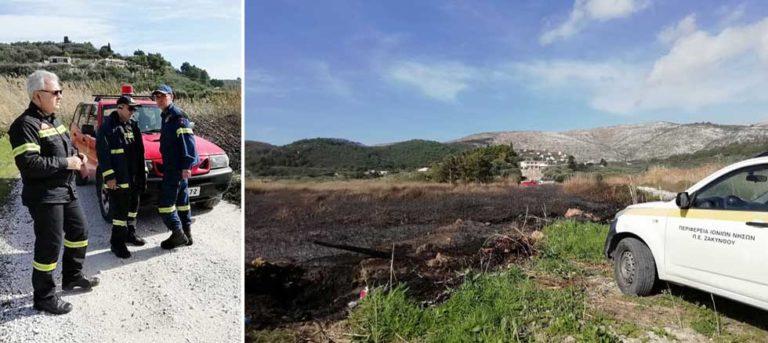 Ζάκυνθος | Τρεις εστίες φωτιάς ξέσπασαν στο Κερί