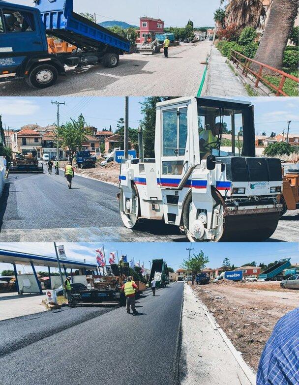 Κέρκυρα | Ολοκληρώθηκε η αποκατάσταση της οδού Μεγαλομάτας