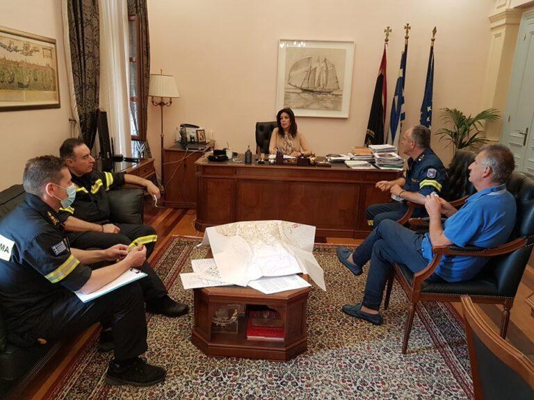Κέρκυρα | Με τους Διοικητές της Π.Υ συναντήθηκε η Δήμαρχος Μ.Υδραίου – Τι αποφασίστηκε στη συνάντηση