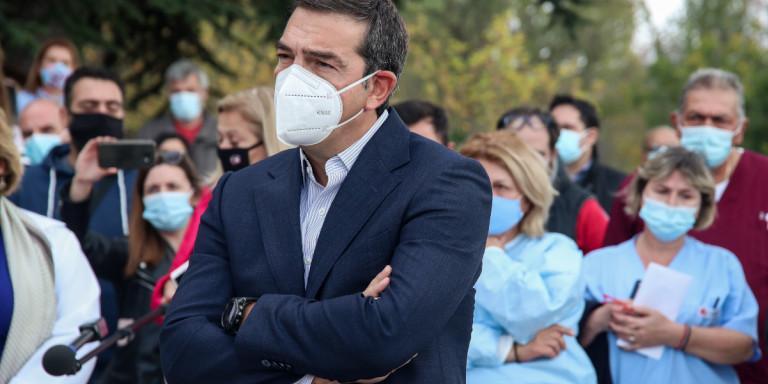 Στο «Παπανικολάου» ο Τσίπρας: «Δραματική η κατάσταση στα νοσοκομεία της Βόρειας Ελλάδας»