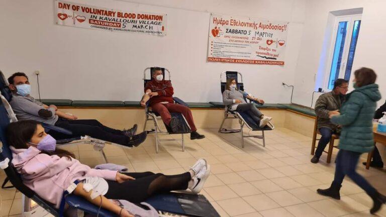 Κέρκυρα: Με επιτυχία και αυτή τη φορά η εθελοντική αιμοδοσία στο Καβαλλουρι