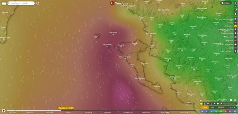 Κέρκυρα: Ο καιρός έως τη Δευτέρα- Πότε αναμένονται ισχυροί άνεμοι