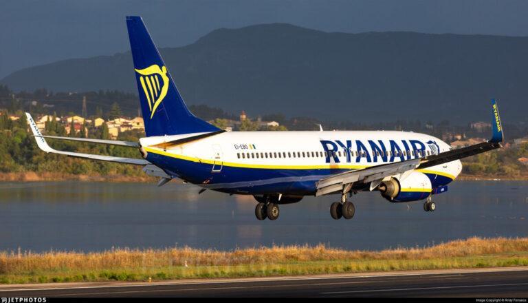 Η Ryanair θα συνδέει την Κέρκυρα με τη Θεσσαλονίκη 2 φορές την εβδομάδα