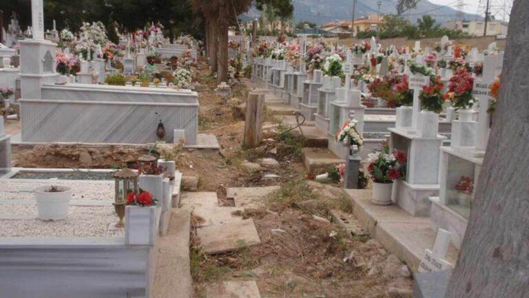 Θεσσαλονίκη: Άγριο ξύλο σε κηδεία πάνω από τάφο – Άρπαξε έναν μαρμάρινο σταυρό και χτύπησε γυναίκα στο κεφάλι
