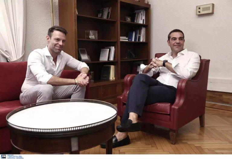 Στέφανος Κασσελάκης: Συνάντηση με Τσίπρα – Αλλαγή «σκυτάλης» στον ΣΥΡΙΖΑ (φώτο)
