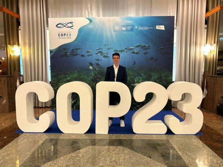 Σλοβενία- Συνέδριο COP23 : Ο υπεύθυνος της ” All for blue” για την Κέρκυρα, Τζιοβάνι Πρετε, παρουσίασε το έργο του οργανισμού και ανέδειξε την Κέρκυρα!