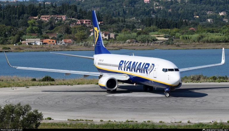Ryanair: Επανεκκινεί το δρομολόγιο Κέρκυρα-Θεσσαλονίκη και Κέρκυρα-Αθήνα